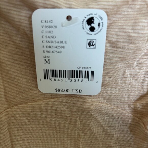 Free People Avida Set Tan Size Medium NWT - Picture 5 of 6